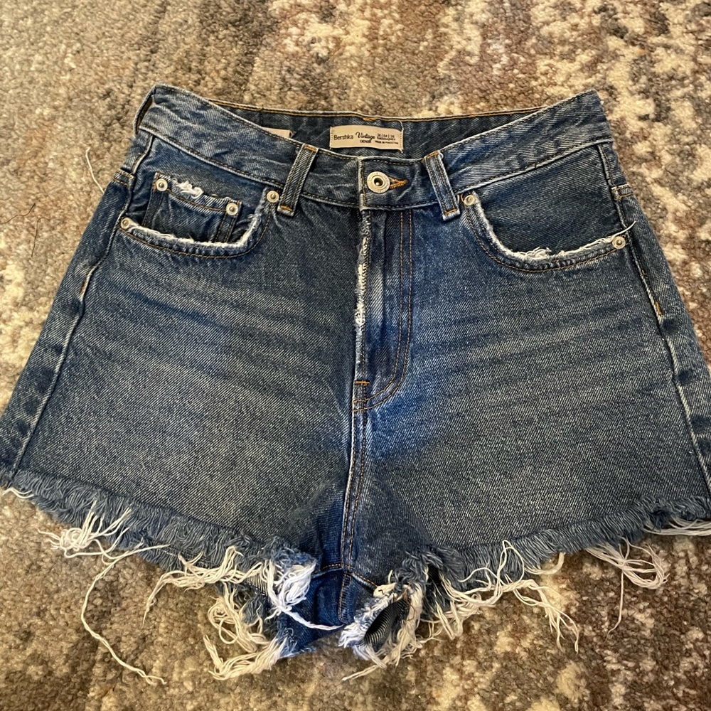 Bershka Vintage Collection High Waist Jean Shorts